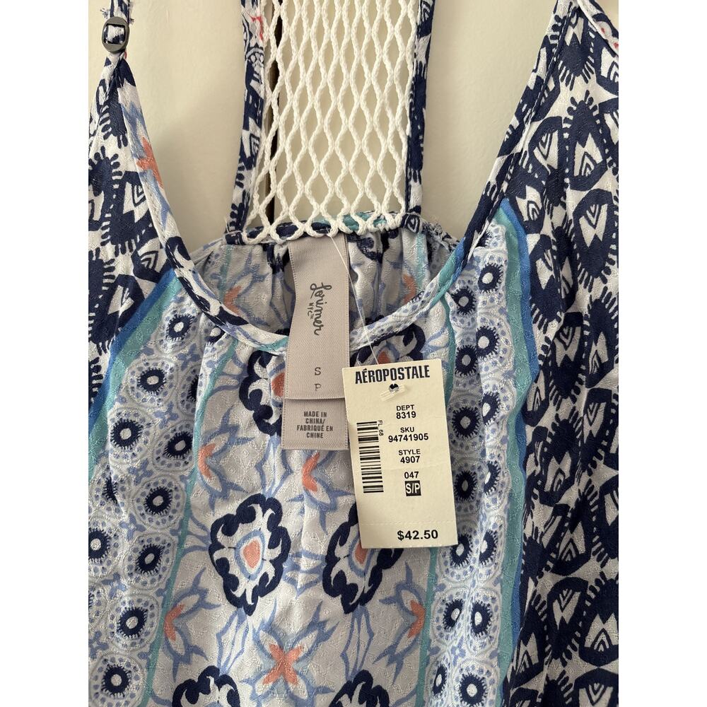 Aeropostale Summer Printed Tank Top Small - Picture 4 of 5